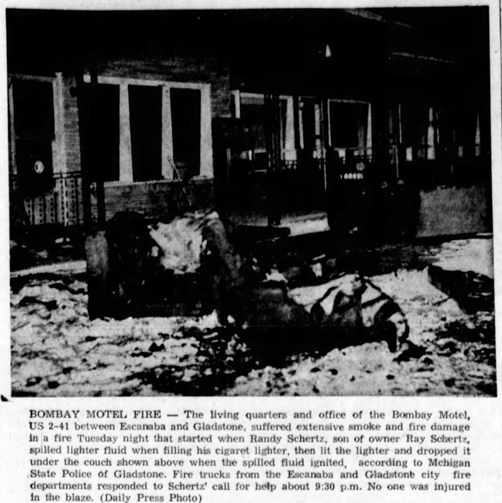 Bombay Motel - Feb 13 1974 Fire (newer photo)